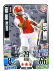 2013-2014 IPL - card - 58 - Kings XI Punjab player - Gurkeerat Singh Mann