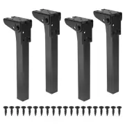 Folding Table Legs, 4pcs 23cm(9.1") Metal Foldable Table Furniture Legs