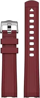 [EMAIGlPLO] Silicone Rubber Strap Fit For Omega X Swatch Joint MoonSwatch Curved End Diving Sport Watch Band Bracelet