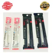 Tombow Mono Value Pack of 2 Zero Erasers & 4 refills 6 Piece Set Silver
