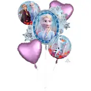 Disney Frozen 2 Foil Balloon Bouquet 5 Pieces