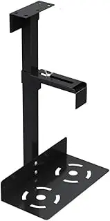 Aswalling Universal Computer Chassis Bracket Hanging Host Bracket Adjustable Under-Table Shelf Easy to Use