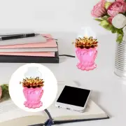 Pink Kerosene Lamp Chamber Oil Lantern Butter Decorative Effect