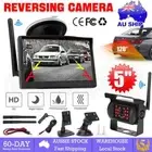 Reverse Camera Wireless Monitor Reversing Car Caravan Truck 12V 24V Rear Vew AU