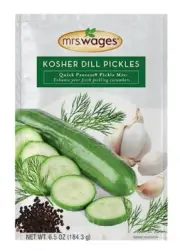 Kosher Dill Pickles Quick Process Mix Quick and Easy Simple-To-Use Traditiona...