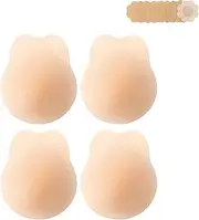 [Apriddeo] 2023 Newest Added Lift Super-thin Sticky Nipple Covers Silicone Petals Adhesive Strapless Backless Bras Pasties