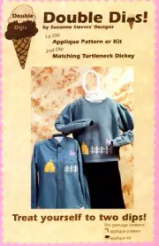 Bees and Butterflies Applique Kit Pattern Double Dips Suzanne Sievers' Designs