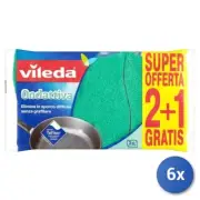 6x Vileda Sponge Ondattiva Milleusi 2+1