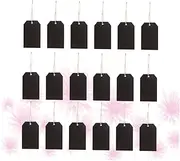 BESTYASH 1set Wooden Present Tags Hanging Tags for Wine Bottles Creative DIY Decoration Pendants for Home Office and Party Use 25pcs