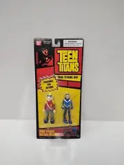 2005 Bandai Teen Titans Poseable Aqualad and Puppet King New
