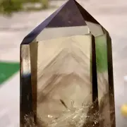273G Natural citrine Smoke Quartz obelisk mineral specimen crystal