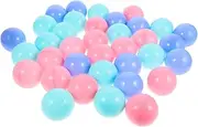 Kisangel 100Pcs Macaron Color Ocean Balls for Decorative Pool Party Balls for Play Tents Playpens and Ball Pits Fun and Colorful Playtime