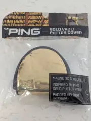 Ping Mallet - Gold Vault Putter Cover - Limited Edition