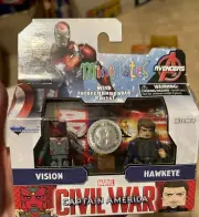 Marvel Minimates Captain America Civil War Vision Hawkeye Figures NEW Sealed