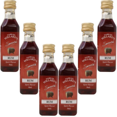 6X Samuel Willard’s SW Smooth Rum 50ml Home Brew Essence