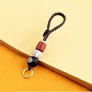 [RYEPOLNIX] Five Emperors Money Open Operation Luck Buckle Lanyard Hand-Woven Key Accessories Pendant Retro Creative Key Chain accessories五帝钱开运转运活扣挂绳手工编织钥匙配饰挂件复古创意钥匙扣配件 1Pcs /133