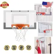 Versatile Indoor Basketball Hoop - Door Mount with Mini Basketball Included