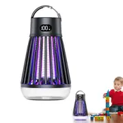 Electric Zapper Portable Rechargeable Mosquito Killer Lamp Trap Cordless Electric Mosquito Zappers Killer Lamp