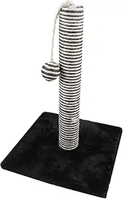 Kitten Scratcher Cat Scratching Post Durable Reusable Scratching with Fun Hanging Ball Stylish Design for Indoor Cat Play and Paw Health