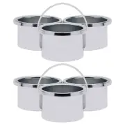 6x Wax Melting Pot Replacement for Hair Removal Candle Making Supplies 14.1 Oz