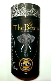 Fresh Roasted Beans THE BEANS: Pure CEYLON Coffee Beans 200g (WITHOUT Container)