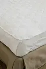 MATTRESS PROTECTOR TOPPER UNDERLAY HOTEL QUALITY KING SINGLE BED WHITE 107x203CM