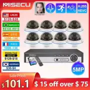 8CH 5MP POE Dome Security Camera System IP Camera Vandal-proof Indoor Home