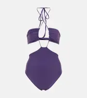 [Jade Swim] Jade Swim Incline high-rise bikini bottoms AU 10 purple