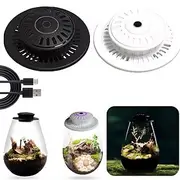 UFO Micro Landscape Fill Light LED Plant Light Moss Ecological Bottle Light LED Plant Growth Light Creative Tree of Life Light USB Power Supply 1PC