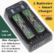 Gum Stick Battery Premium Nicjoy Gumstick Battery & USB-C Charger Combo