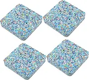 Kisangel 4pcs Shock Absorbing Drum Cymbal Mute Pads Easy to Install Durable and Flexible Sound Dampeners for Drum Practice and Home Use