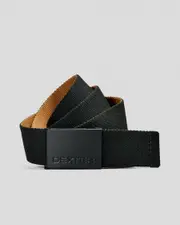 [Dexter] Dexter Men's Entice Web Belt in Black/Brown One Size Black/Brown