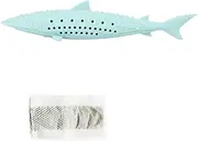 Silicone Mint Fish Cat Toy Pet Catnip Soft Clean Teeth Toothbrush Chew Cats Toys Molar Stick Teeth Cleaning Kitten Pet Products cleaning expends energy grinding teeth (Color : Green)