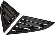 Window Deflector Compatible for Volkswagen ID.4 Glass Triangle Window Decorative Panel 2021-2023 ID4 Spoiler Quarter Side Window Louver(Glossy Black)