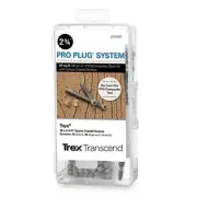 Pro Plug PVC Plugs and Epoxy Screws for Trex Lava Rock Decking, 85 Plugs for 20