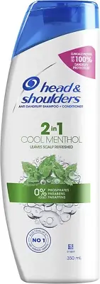 Cool Menthol anti Dandruff 2 in 1 Shampoo and Conditioner with Menthol Extract f