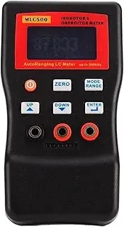 500kHz Digital Capacitance Inductance Meter AutoRanging Component Tester MLC500 LC Meter LC and RC Oscillation with SMD Clip Used in Product R&D, Component Incoming Inspecti