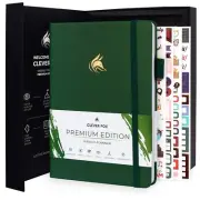 Clever Fox Planner Premium Edition – Undated Luxurious Weekly & Monthly Plann...
