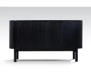 CANGGU SOLID TEAK SIDEBOARD 2 DOORS - BLACK