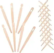 CIYODO Wooden Utensil Set Chopstick Learning Kit Bread Tongs for Boys and Girls and Adults 100 Pairs