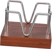 Note Pad Organizer: Large Storage Capacity Wooden Desk Accessory for Office Supplies Memo Pads and Stationery Desktop Organizer