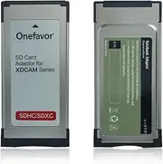 onefavor SXS Card Adapter for Sony SXS-1 EX1R EX280 SD SDHC SDXC Card into SXS Memory Card ExpressCard Adaptor for Sony XDCAM Cameras