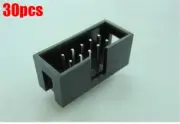 30Pcs Dual Row 5 X 2 Isp Download Jtag I/O Socket DC3-10P 2.54MM Pitch New Ic zc