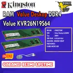 金士頓 DDR4 PC RAM 4GB 2666MHZ 長調光內存 4GB DDR4