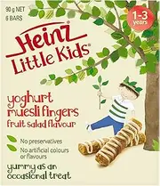 Heinz Yoghurt Muesli Fingers Snack Fruit Salad Flavour Heinz Little Kids Heinz for Baby Snacking 90g (pack of 6)