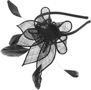 [BESPORTBLE] Fascinator Hair Clip Headband Vintage Tea Party Hat Accessory for Women for Cocktail Parties Weddings Special Occasions Comfortable Easy to Wear