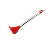 Silicone Non-stick Spatula Soup Scoop Colander Scraper Kitchen Cooking Tool-Red Potato Masher