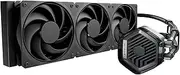 Cooler Master 360 Atmos Stealth High Performance Close-Loop AIO Liquid Cooler, R9|i9 Dual Chamber Pump, Customize Cover, Mobius 120 PWM, AMD Ryzen AM5|4, Intel LGA 1851|1700 Platform