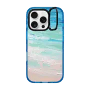 iPhone 16 Pro Impact Ring Stand Case MagSafe Compatible Ocean Tides
