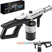 Propane Grill Torch Gun – Cooking Torch Head max. 800,000 BTUs – Culinary Torch Sous Vide – Adjustable Flamethrower for BBQ, Campfire, Charcoal Wood Grills Lighter(Tank Not Included)